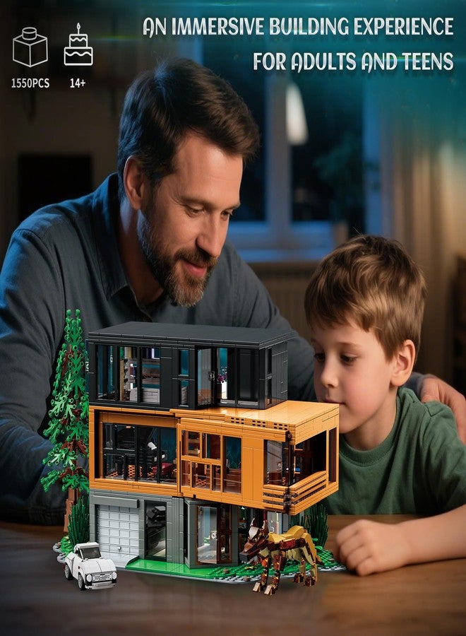 TOY PLAYER Forest House Building Set with Lights, Haunted House Villa Architecture Model for Romance Films Fans, Compatible with Lego for Adults, Halloween Christmas Toy Gifts for Teens Boys Ages 14+ (1550 PCS) - Image 5